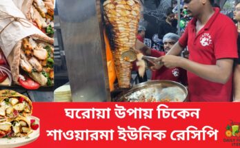 chicken shawarma wrap